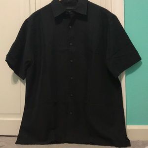 Men’s black dress shirt